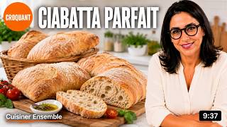 The secret recipe! The perfect Ciabatta bread (crispy, soft) screenshot 1