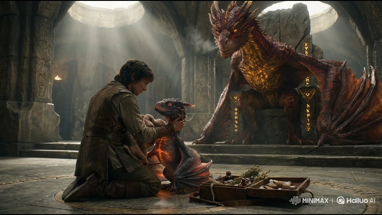 The Dragon Emperor Watched a Human Care for His Sick Hatchling—What He Did Next Shocked Everyone