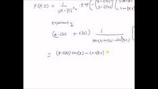 Conditional Expectation from Jointly Gaussian variables