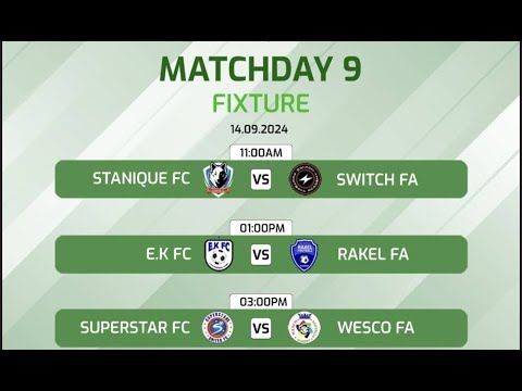 Stanique FC VS Switch FC - APFAN Super League - WK 9