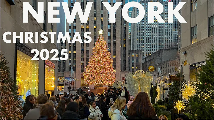 New York City Christmas LIVE Rockefeller Center Christmas Tree 2025 Walk
