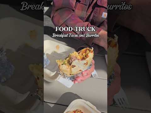Video thumbnail: Breakfast tacos and burritos from a Seattle food truck #seattlefood #foodtrucklove #breakfastfood