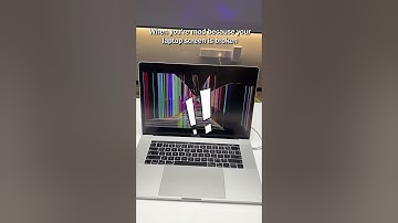 When my laptop screen is broken, but...
