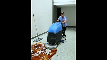 A1 walk behind automatic floor scrubber cleaning machine