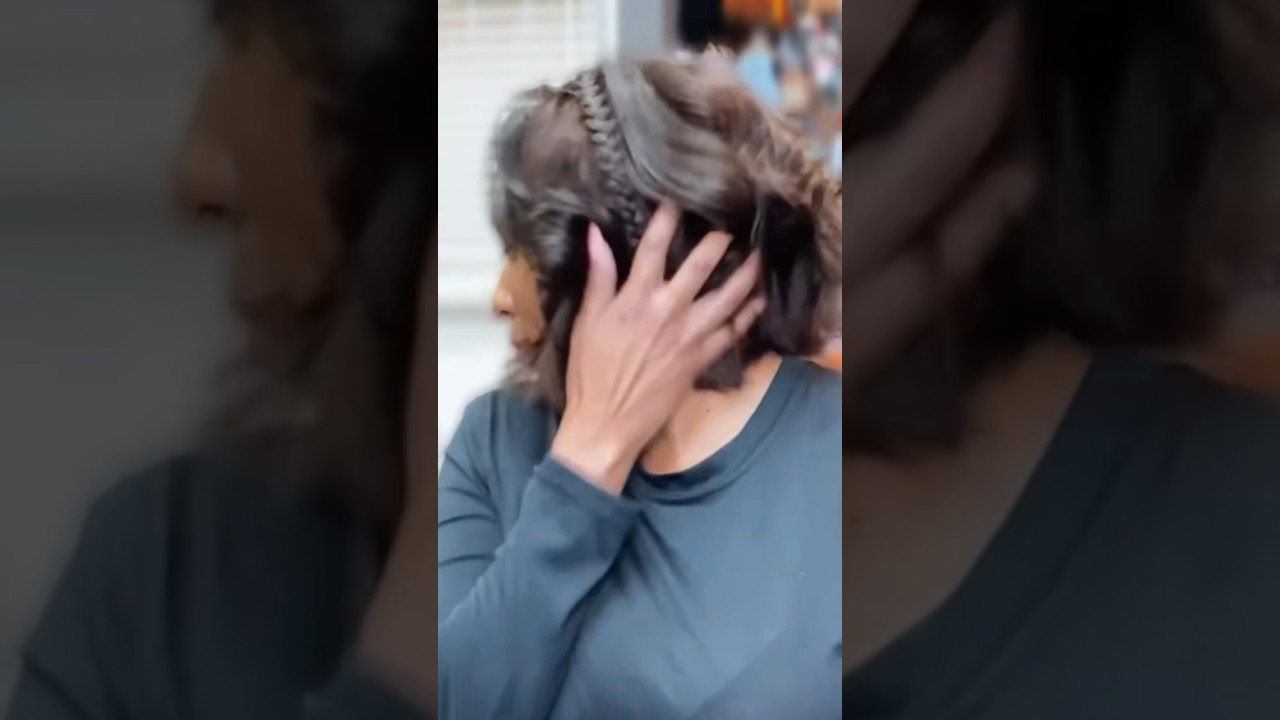 How to do a Butterfly braid Quick Weave Bob #hairstyles #hair #howto #silkpress #haircut
