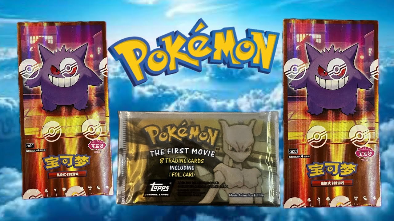 Spooky gengar pokemon set and more pack opening!!