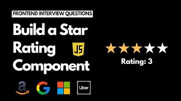 Build a star rating component | Frontend Interview Question [Hindi]