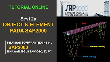 Tuton SAP2000 - Sesi 2a : Object & Element SAP2000
