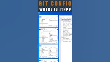Git Config Location: Where does Git store system, local and user configuration data? || #Git #GitHub