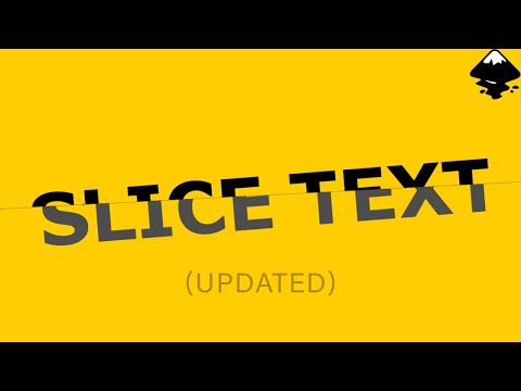 Slice Text Effect in Inkscape