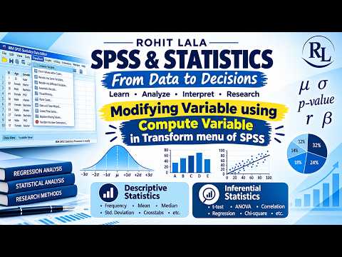 Modifying Variable using Compute Variable in Transform menu of SPSS