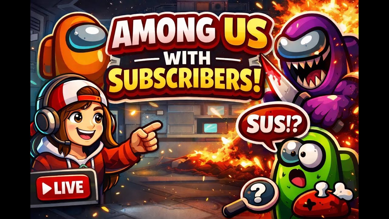 LIVE: Among Us With Subscribers | Funny Sus Moments👀🕯️