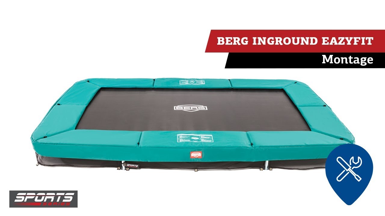 BERG InGround EazyFit trampoline | montage