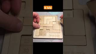 6 July calendar puzzle solved