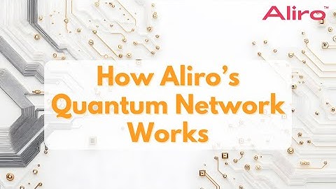 How Aliro’s Quantum Network Works