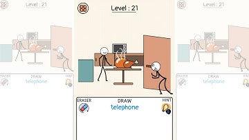 Draw Puzzle: sketch it - Level 21- Draw Telephone Walkthrough Solution