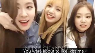BLACKPINK : WHEN LISA KISSES JENNIE,JISOO,ROSE (REACTION)