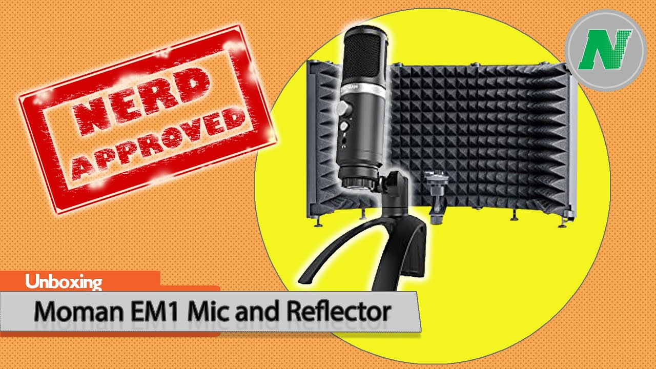 UNBOXING - Moman EM1 USB Microphone And RF30 Isolation Shield
