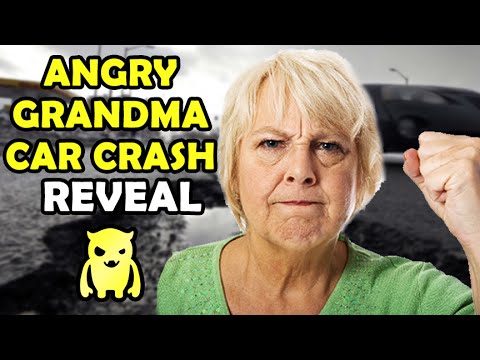 Angry Grandma Car Crash REVEAL - Ownage Pranks - YouTube