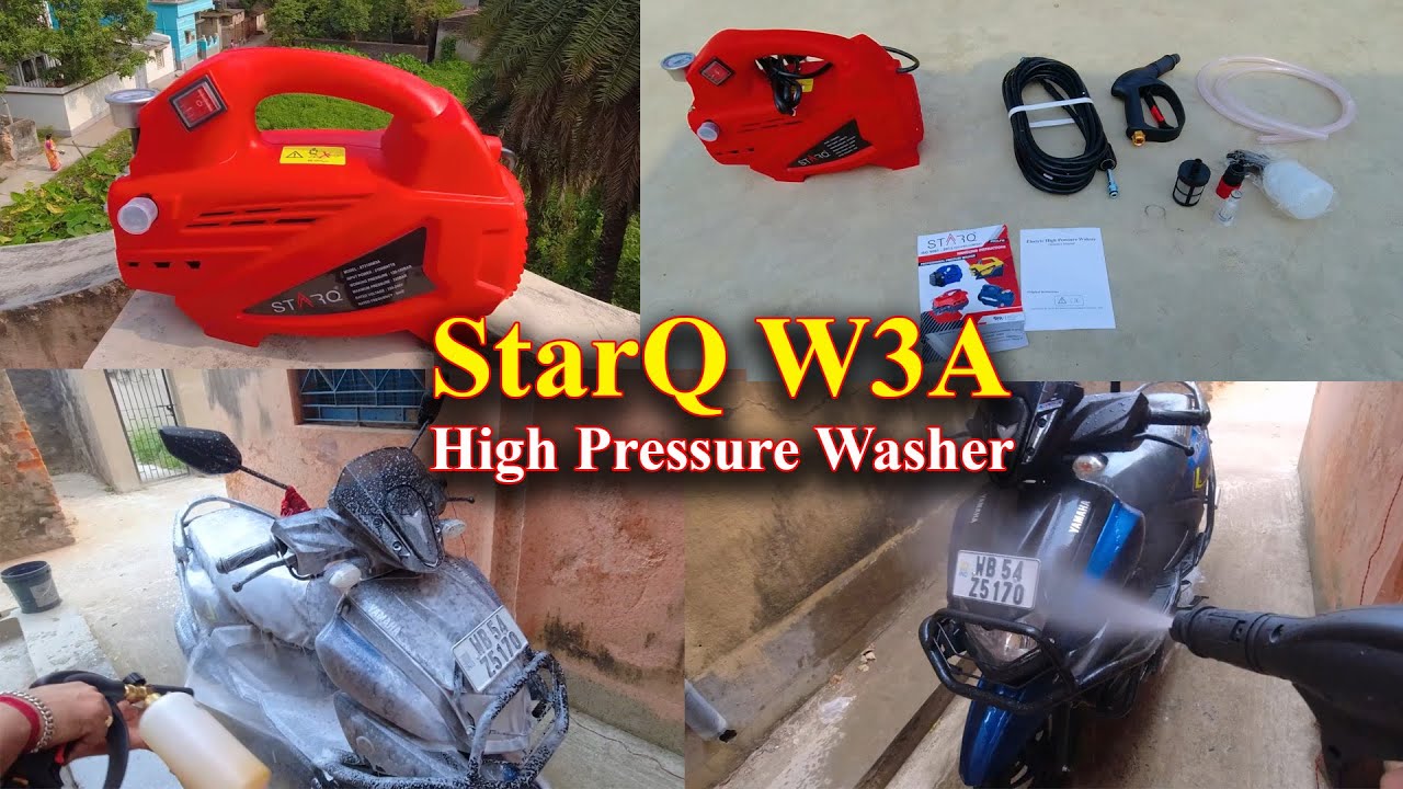 StarQ W3A High Pressure Car Washer Starq 2100watt car washer