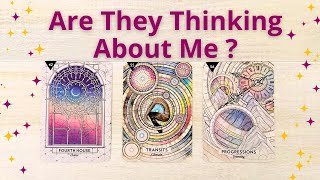 😘ARE THEY THINKING OF YOU? WHAT ARE THEY THINKING ABOUT? 💌PICK A CARD 💝 LOVE TAROT READING