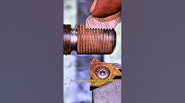 rusty thread shaft remanufacturing#shorts #satisfying #working #welding