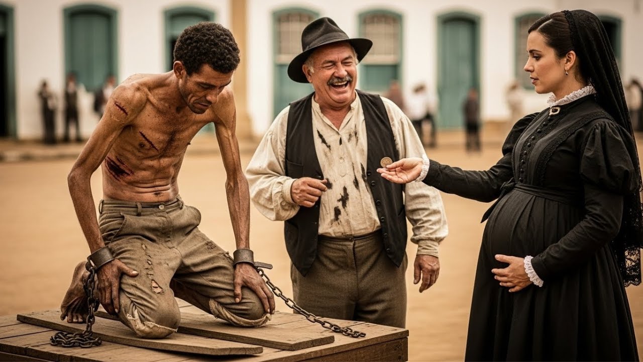 👑 Viúva Do Barão Compra Um Escravo Ferido Por Uma Moeda…Então Ele Sussurra: Sou Irmão Do Seu Marido