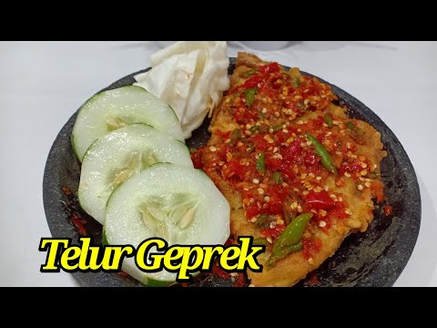Resep Telur Geprek Gurih Dan Hot
