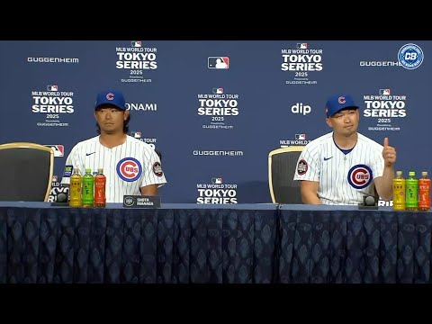東京シリーズ： 今永昇太＆鈴木誠也 記者会見（日本語 (Tokyo Series