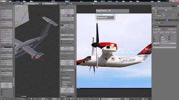 Blender Modeling Time lapse - BA609 Tilt Rotor