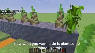 PERFECT BAMBOO FARM FOR DONUTSMP!!!