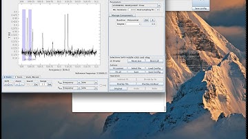 CASSIS tutorial : how to fit a polynomial baseline