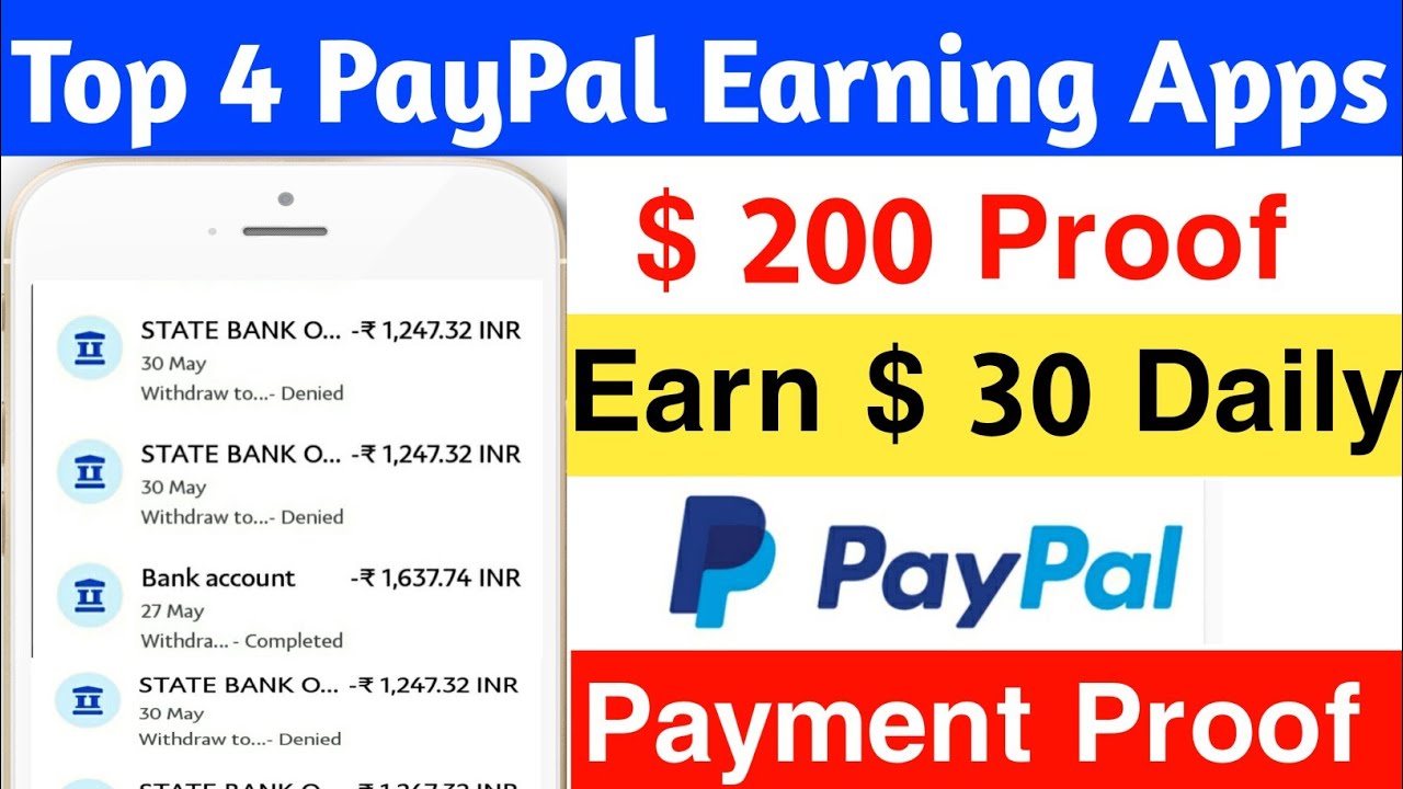 How To Get $0 To $200 Earn For free | Paypal Cash Earning App Minimum ...