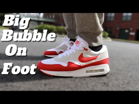 Nike Air Max 1 '86 Big Bubble Sport Red REVIEW & ON FOOT UNBOXING