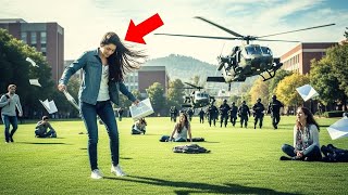 She Was Only A Freshman — Until Delta Force Helicopters Touched Down On Campus For Her!