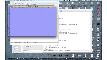 Cours programmation socket (réseau) n°6 p.1 -  UDP en langage C