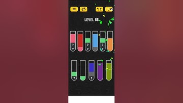 Water sort puzzle level 86