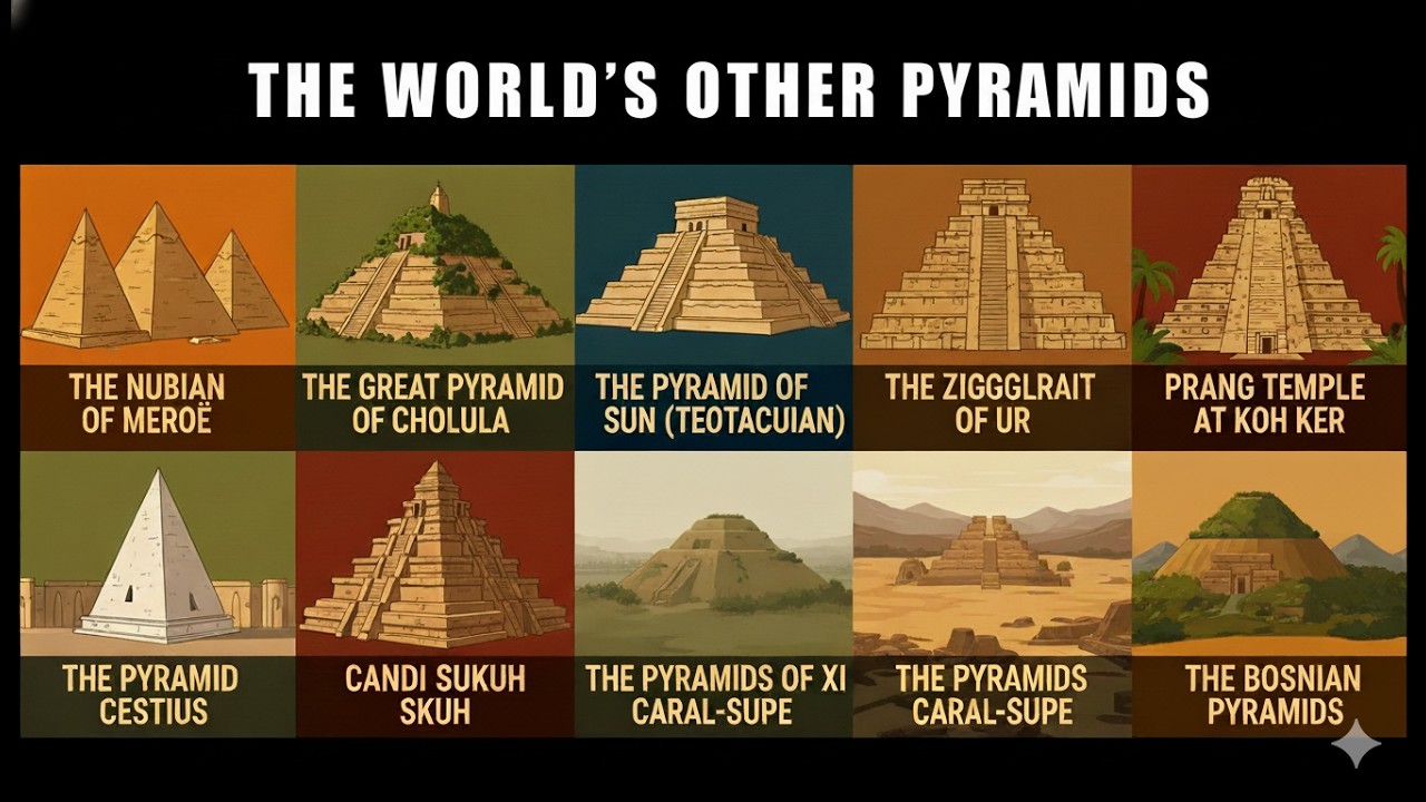 10 древних пирамид, доказывающих существование единой мировой цивилизации