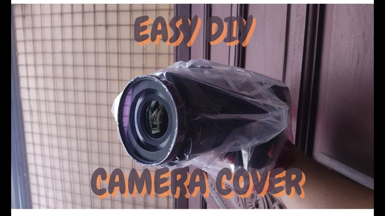 Cheap DIY camera cover for any weather.