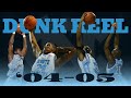 Unc basketball 200405 dunk reel  north carolina tar heels