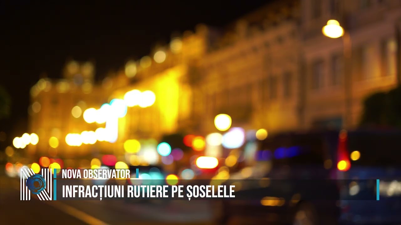 Infracțiuni rutiere pe șoselele 