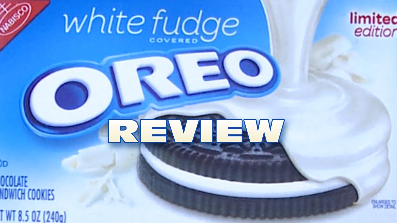 White Fudge Oreo Cookie Review Oreo Oration YouTube
