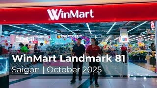 🇻🇳 [4K] WinMart Supermarket Tour at Landmark 81 | Ho Chi Minh City | Vietnam Shopping Walk 2025