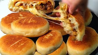 **Soft Fluffy Chicken Cheese Bun Without Oven **‼️Chicken Cheese  Stuffed Bun Recipe.No Oven Recipe. screenshot 3
