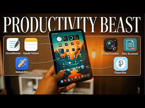 How I Use the iPad Mini 7 For Productivity/Creator Workflow!