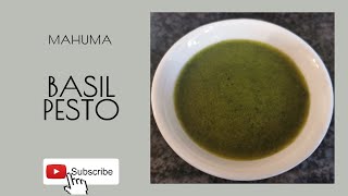 Simple, Tasty Basil Pesto