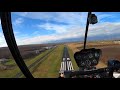 Robinson R22 Helicopter - Flight Instructor Training - Steep Approach - Max Performance Takeoff