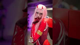 Zero Two IRL Darling in The Franxx Cosplay #shorts #anime #zerotwo #cosplay