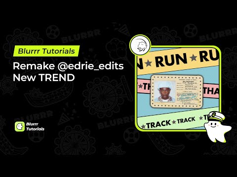 Blurrr Tutorial | Remake @edrie_edits New TREND