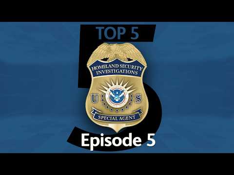 📺NEW EPISODE: WATCH ICE Homeland Security Investigations' Top Five🚨